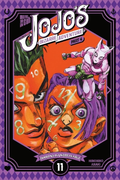 Buchcover und Innenansicht für das Buch: JoJo's Bizarre Adventure - Part 4 Diamond is Unbreakable 11