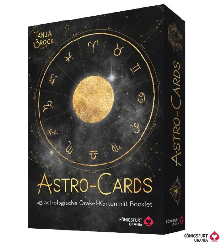 Buchcover und Innenansicht für das Buch: Astro-Cards