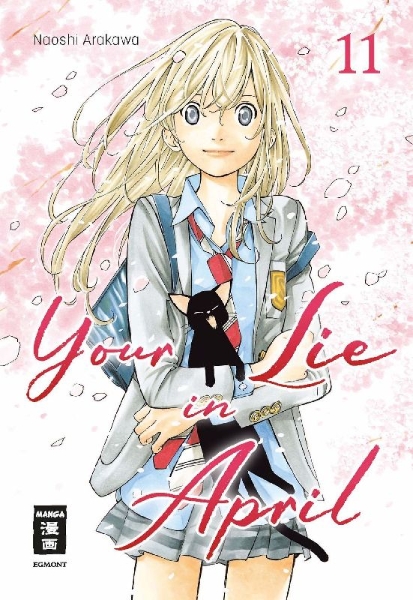 Buchcover und Innenansicht für das Buch: Shigatsu wa Kimi no Uso