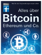 Buchcover und Innenansicht für das Buch: Alles über Bitcoin, Ethereum und Co.