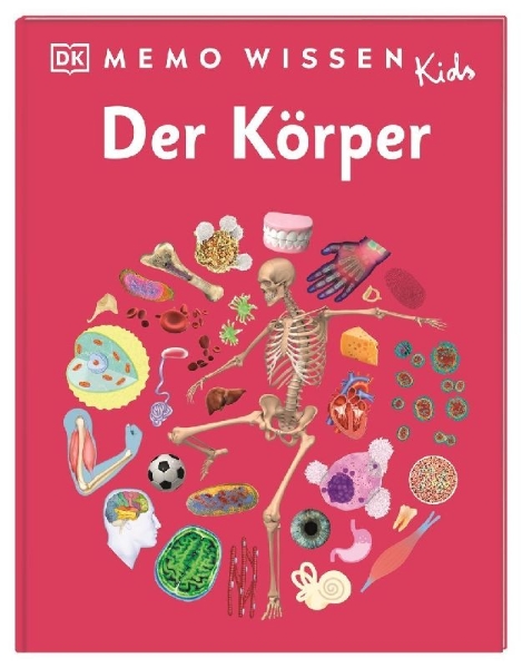 Buchcover und Innenansicht für das Buch: memo Wissen Kids. Der Körper