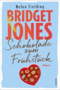 Buchcover und Innenansicht für das Buch: Bridget Jones. Schokolade zum Frühstück