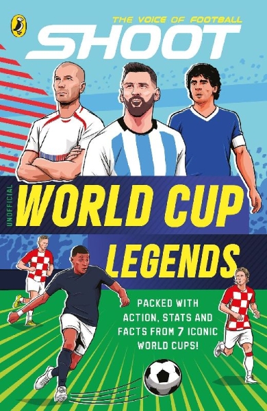 Buchcover und Innenansicht für das Buch: Shoot: World Cup Legends