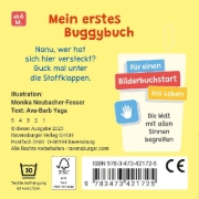 Buchcover und Innenansicht für das Buch: Mein erstes Buggybuch: Guck mal! Erste Sachen