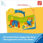 Buchcover und Innenansicht für das Buch: Mein erstes Buggybuch: Guck mal! Erste Sachen