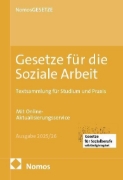 Buchcover und Innenansicht für das Buch: Gesetze für die Soziale Arbeit