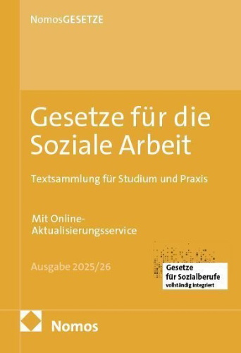 Buchcover und Innenansicht für das Buch: Gesetze für die Soziale Arbeit