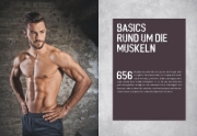 Buchcover und Innenansicht für das Buch: Das Muskel-Workout