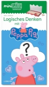 Buchcover und Innenansicht für das Buch: miniLÜK. Kindergarten/Vorschule Logisches Denken mit Peppa Pig