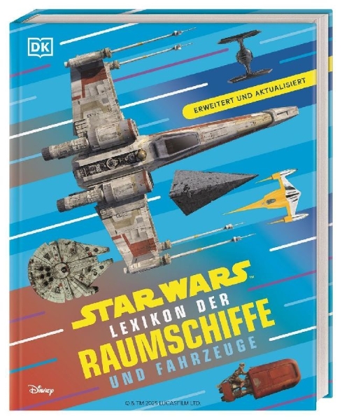 Buchcover und Innenansicht für das Buch: Star Wars Lexikon der Raumschiffe und Fahrzeuge