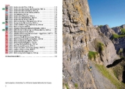 Buchcover und Innenansicht für das Buch: Klettersteige Schweiz