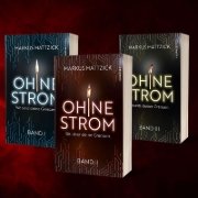 Buchcover und Innenansicht für das Buch: Ohne Strom - Bis über deine Grenzen (Band 2)