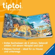 Buchcover und Innenansicht für das Buch: tiptoi® Wieso? Weshalb? Warum? junior - Dinosaurier