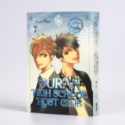 Buchcover und Innenansicht für das Buch: Ouran Koukou Host Bu