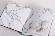 Buchcover und Innenansicht für das Buch: Die Abenteuer des Alexander von Humboldt
