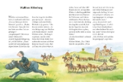 Buchcover und Innenansicht für das Buch: Der kleine Drache Kokosnuss - Abenteuer & Wissen - Die Ritter