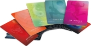 Buchcover und Innenansicht für das Buch: Magic Colours Cards - 32 Inspirationskarten mit Booklet