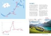 Buchcover und Innenansicht für das Buch: The Best Swiss Train Rides