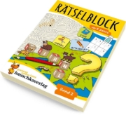 Buchcover und Innenansicht für das Buch: Rätselblock ab 8 Jahre - Band 2