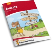 Buchcover und Innenansicht für das Buch: Aufsatz Deutsch 4. Klasse