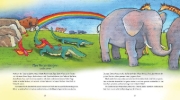 Buchcover und Innenansicht für das Buch: Die Bibel für Kinder erzählt von Margot Käßmann