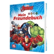 Buchcover und Innenansicht für das Buch: Marvel Avengers: Mein Freundebuch
