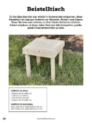 Buchcover und Innenansicht für das Buch: Gartenmöbel aus Holz