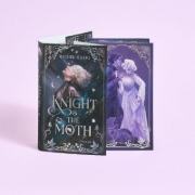 Buchcover und Innenansicht für das Buch: The Knight and the Moth