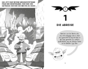Buchcover und Innenansicht für das Buch: Dungeon Runners - Level 2: Sky Battles