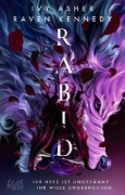 Buchcover und Innenansicht für das Buch: Rabid: The Savage Spirit of Seneca Rain