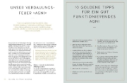 Buchcover und Innenansicht für das Buch: Unser Ayurveda Kitchen Retreat