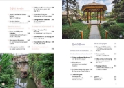 Buchcover und Innenansicht für das Buch: Gartenreisen - Botanische Gärten und Parks in Deutschland