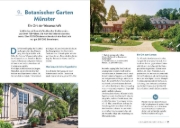 Buchcover und Innenansicht für das Buch: Gartenreisen - Botanische Gärten und Parks in Deutschland