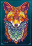 Buchcover und Innenansicht für das Buch: Echoes of the Wild Souls - Krafttiere aus den slawischen Wäldern und nordischen Weiten (Orakelkarten - Krafttierkarten)