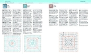 Buchcover und Innenansicht für das Buch: Die Granny-Square Bibel
