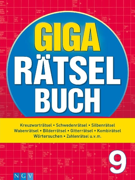 Buchcover und Innenansicht für das Buch: Giga-Rätselbuch 9