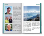 Buchcover und Innenansicht für das Buch: KOMPASS Wanderführer Naturpark Karwendel, 60 Touren mit Extra-Tourenkarte