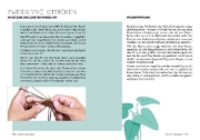 Buchcover und Innenansicht für das Buch: Stricken unterwegs