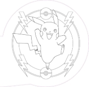 Buchcover und Innenansicht für das Buch: Pokémon Activity-Buch: Mandala-Malspaß