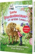 Buchcover und Innenansicht für das Buch: Ich kann lesen!: Starke Pferdeabenteuer zum ersten Lesen