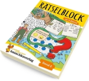 Buchcover und Innenansicht für das Buch: Rätselblock ab 9 Jahre - Band 2
