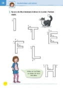 Buchcover und Innenansicht für das Buch: Übungsheft - Schreiben 1. Klasse