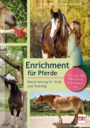 Buchcover und Innenansicht für das Buch: Enrichment für Pferde