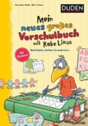 Buchcover und Innenansicht für das Buch: Mein neues großes Vorschulbuch mit Rabe Linus