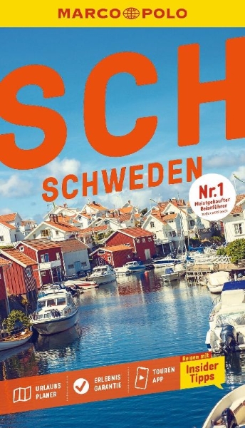 Buchcover und Innenansicht für das Buch: MARCO POLO Reiseführer Schweden