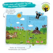 Buchcover und Innenansicht für das Buch: Trötsch Der kleine Maulwurf Puzzle- und Spielbuch Pappenbuch