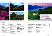 Buchcover und Innenansicht für das Buch: KUNTH Mit dem Wohnmobil durch Südtirol und an die Oberitalienischen Seen