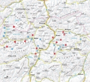 Buchcover und Innenansicht für das Buch: Südtirol für Wandermuffel