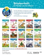 Buchcover und Innenansicht für das Buch: Wieso? Weshalb? Warum? Stickerheft:  Pferde