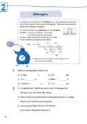 Buchcover und Innenansicht für das Buch: Mathe in 15 Min - Größen und Textaufgaben 5./6. Klasse